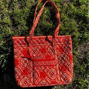 Vera Bradley Large Quilted Tote in “Paprika”